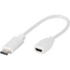 Vivanco адаптер USB-C - microUSB 2.0 10см (45285)
