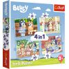 TREFL BLUEY Pužļu komplekts 4in1