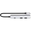 SATECHI 4-in-1 USB-C Slim Multiport Adapter 4K (Silver)