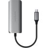 SATECHI 4-in-1 USB-C Hub with 2.5 Gigabit Ethernet - Space Gray