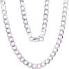Sudraba ķēdīte Kartjē 4.5 mm #2400065, Sudrabs 925°, garums: 70 cm, 16.4 gr.