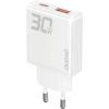 Зарядное устройство GaN Dudao A30EU 30 Вт USB-A | USB-C - белый