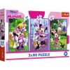 TREFL DISNEY MICKEY MOUSE Pužļu komplekts Minnie un draugi, 3x80 gab.