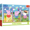 TREFL PEPPA PIG Pužļu komplekts Draudzības spēks, 3x50 gab.