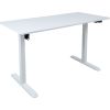Rakstāmgalds ERGO LIGHT ar 1 motoru 120x60xH73-118cm, balta