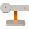 CANYON Wireless Charging Station Hexagon 310 3in1 LightGrey/Orange