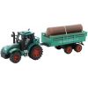 Adar Traktors ar piekabi  plastmasas 32 cm dažādas 104884