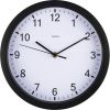 Hama 00186338 Wall clock Pure 25cm Quiet Black