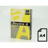 Colour paper Double A, 80g, A4, 500 sheets, Lemon