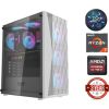 MDD Ryzen 7 5800X 16GB 512GB SSD 1TB HDD RX 7700 XT Windows 11 White