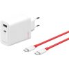 OnePlus Charger SUPERVOOC 120W 2 Ports with Cable White