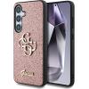 Guess Fixed Glitter Big 4G Case Aizsargapvalks Priekš Samsung Galaxy S25