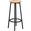 Bar stool HANNES 38x38xH70cm, rustic melamine