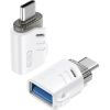 XO adapter USB-USB-C OTG, white (NB256B)