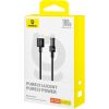 Baseus Gem USB A to USB C fast charging cable 1 m 100 W Black