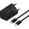 Baseus P10110902113-01 USB-C GaN5 mini 30W mains charger Black