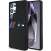 BMW Silicone Middle Tricolor Stripes MagSafe Чехол для Samsung Galaxy S25 Ultra