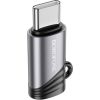 OEM Переходник Borofone BV20 - Lightning female на Type C male - черный