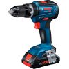 Bosch cordless impact drill GSB 18V-55 Professional, 18 volt, impact drill (blue/black, 2x Li-ion battery 3.0 Ah, in L-BOXX)