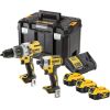 Instrumentu komplekts DeWalt DCK276P3T-QW (DCD996 + DCF887); 18 V; 3x5,0 Ah akum.