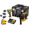 Instrumentu komplekts DeWalt DCK2101L2T-QW (DCH072 + DCD703); 12 V; 2x3,0 Ah akum.