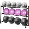 Komplekts SET OF 13 GYM BALLS YB02 + STR43 RACK HMS