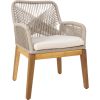 Chair FLORIDA 66,5x57,5xH83, acacia, beige