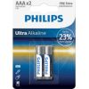 Philips Ultra Alkaline AAA -  2 szt