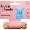 Brit AZANKI Hypoallergenic bone made of deer skin with rabbit and flaxseed MINI – dog treat – 10 cm