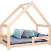 Детская кровать с бортиками Springos BD007 160x80см