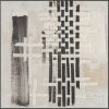 Painting with frame 80x80cm, abstract pattern