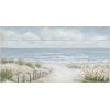 Oil painting 70x140cm, 
road to the beach