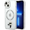 Karl Lagerfeld MagSafe Compatible Case IML Karl and Choupette NFT for iPhone 14 Transparent
