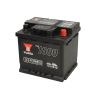 Akumulators YUASA 45Ah/380A YBX1000 CaCa (Labais+) 207x175x190 B13