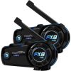 Fodsports FX8 Air motorcycle intercom two-pack (black)