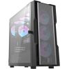 Darkflash DK431 Mesh computer case (black) + 4 ARGB fans