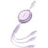 3w1 Foneng X113 1.1M Fioletowa Cable