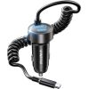 Choetech TC0030 65W 1C1A dual-port car charger with 1.2m spring cable