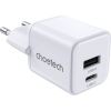Wall Charger Choetech PD30W Dual ports 1C1A (White)