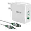 Charger MOKiN PD140W 2C1A GaN 2xUSB-C 1xUSB-A (black)