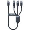 Multi-function USB to USB-C 2x Lightning Micro Joyroom Cable S-A18