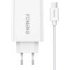 Fast charger Foneng  1x USB EU43 10.5W + USB Micro cable