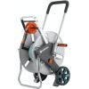 Laistīšanas šļaukas ratiņi Gardena AquaRoll L Easy Metal; 30 m; 19 mm; ar laistīšanas šļūteni