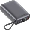 Swissten Power Bank 20000 mAh 45W со встроенным кабелем USB-C