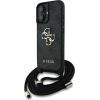 Guess PU 4G Metal Logo Crossbody Strap Case Чехол для iPhone 16