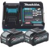 Makita Power Source Kit Li 40V 2.5Ah, charger (black/blue, 2x battery BL4025, 1x quick charger DC40RA)