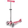 Mini Micro Deluxe Glow LED Plus Frosty Pink scooter