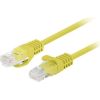 PATCHCORD KAT.6 UTP 1.5M ŻÓŁTY FLUKE PASSED LANBERG 10-PACK