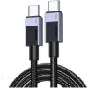 Ugreen   Type C 2.0 Male To Type C 2.0 Male 5A Data Cable 1M Black