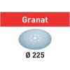 Smilšpapīrs ekscentra slīpmašīnai Festool Granat D225 P320 GR/25